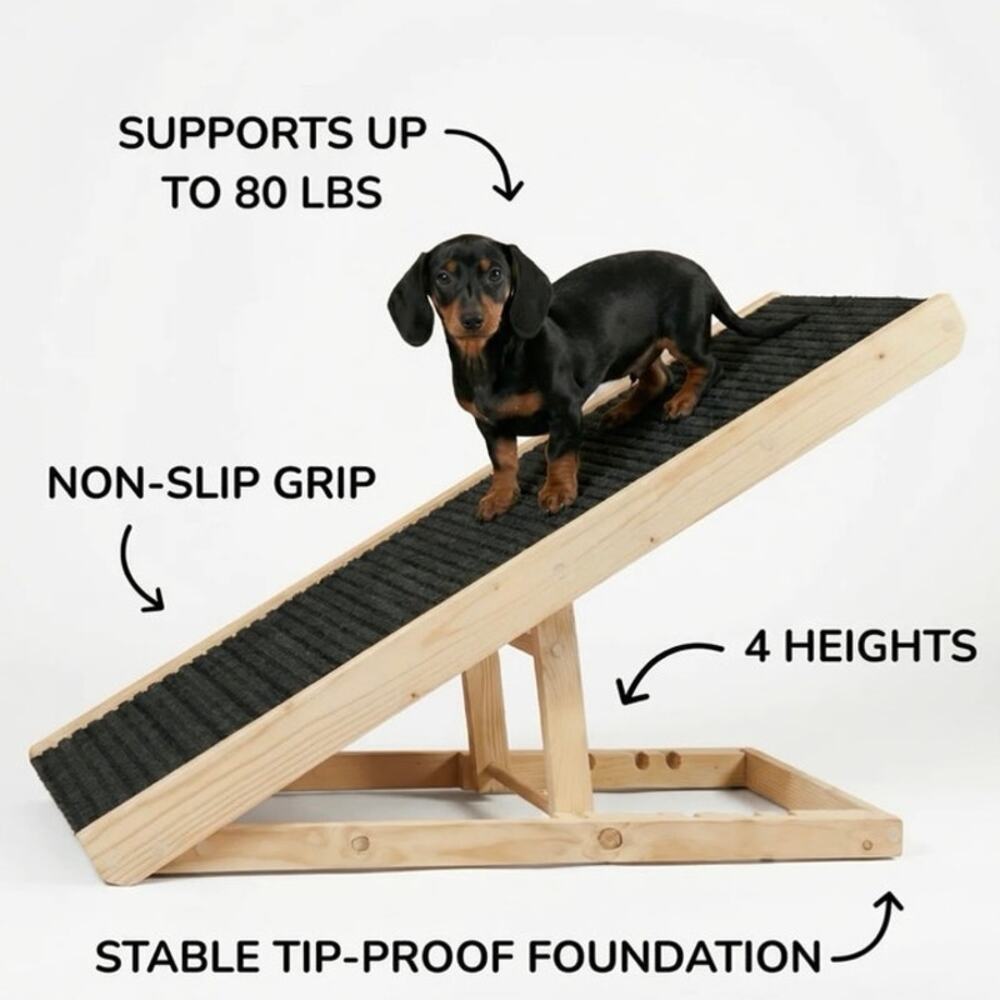 Dog Ramp Folding Pet Ramp for Small Large Dogs Get on Couch Car new, never used
